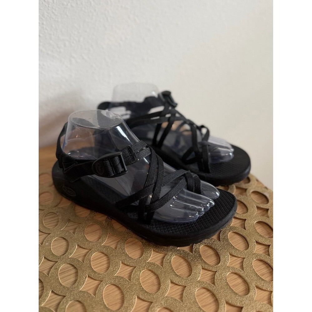 Chaco ZX/2 Cloud Dual Adjustable Strappy Sandals in Black Women’s Size 9
